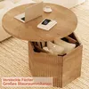 FABATO Couchtisch rund Ø 80 cm mit Liftfunktion, Produktbild-Vorschau 3