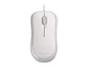 A white Microsoft basic optical mouse is shown from a top-down perspective on a white background. Produktbild-Vorschau