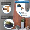 4rain VASO DECOR 2en1 barril para agua de lluvia 220 L gris Vista previa de la imagen del producto 4