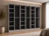 Drehtürenschrank, Falttürenschrank 6-türig Schrank mit Produktbild-Vorschau 3
