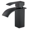 Wasserfall Waschtischarmatur 304 Edelstahl Schwarz, Produktbild-Vorschau 2