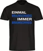multifanshop Herren T-Shirt - Braunschweig - Einmal Immer, Produktbild-Vorschau 1