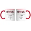 Glück Ist Eine Erzieherin Wie Dich Zu Haben Tasse Rot  Produktbild-Vorschau 3