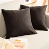 Blumtal Lot de 2 housses de coussin 60x60 cm chenille - Voir les images du produit 1