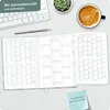 Business-Timer 2026/2027 / 17 Monate / A5 / Minty Leaves / Produktbild-Vorschau 8