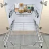 XINZI Panier coulissant d'armoire de cuisine 50cm Lot de 2 Voir les images du produit 7
