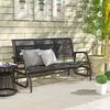 Outsunny Schaukelstuhl Gartenschaukel Gartenbank Sitzbank Produktbild-Vorschau 9