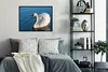 MuchoWow® Gerahmtes Poster Schwan - Wasser - Vogel - Weiß Produktbild-Vorschau 5