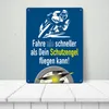 Motorrad-Fahrer Schild in blau zum Thema Motorrad und Produktbild-Vorschau 3