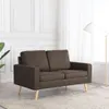 dkd-home-decor 2-Sitzer-Sofa Stoff Braun 130 x 76 x 82,5 cm Produktbild-Vorschau 2