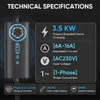 Caricabatterie portatile per veicoli elettrici (EV) tipo 2, Anteprima dell’immagine prodotto 8