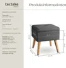 TecTake 403976, Šedá, Polyester, MDF Náhled obrázku produktu 5