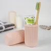 Ružové puzdro na zubnú kefku a zubnú pastu Náhľad obrázku produktu 2