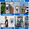 Collage of four images showing different applications of an EV charging station cover. Náhled obrázku produktu