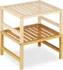 Relaxdays, lot de 2 séparateurs d'étagères, bambou, H x l x Voir les images du produit 6