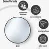 nielsen HOME nástenné zrkadlo Jaron, okrúhle 60 cm, hliník, Náhľad obrázku produktu 2