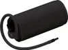 A black blood pressure cuff is rolled up and connected to a tube. Náhled obrázku produktu