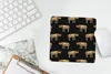 MuchoWow® Mauspad Mousepad Muster - Nashorn - Gold - Produktbild-Vorschau 5