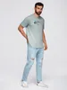 Ombre Clothing Pánské džínové kalhoty Vesikula světle modrá Náhled obrázku produktu 2