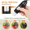 Digital Mikroskop, USB Mikroskop 1440P HD mit 50X-1600X Produktbild-Vorschau 3