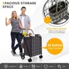 Chariot de magasinage COSTWAY TA10047DK, pliable, à Voir les images du produit 4