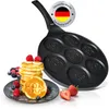 endusor Pancake Pfanne für Induktion mit Antihaftbeschichtung für Kinder mit Smiley und Tier Motiven Produktbild-Vorschau