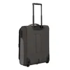 A dark grey suitcase with a telescopic handle and wheels, shown from the back. Náhled obrázku produktu