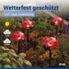 Maximex Solar LED Gartenstecker Marienkäfer, 4er Set, rote Produktbild-Vorschau 3