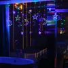 LED Sterne Monde Lichtervorhang Lichterkette 3,5 m 128 LEDs Produktbild-Vorschau 3
