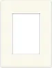 A flat lay image of a cream-colored mat board with a square cutout in the center. Náhľad obrázku produktu