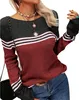 AKSA Damen Strickpullover Pullover Herbst Winter Langer Produktbild-Vorschau 2