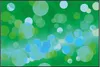 Wallario Wandbild Grüne und blaue Kreise - harmonisches Produktbild-Vorschau 1