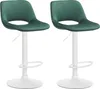 CLP 2er Set Barhocker Camden Samt drehbar und Produktbild-Vorschau 1