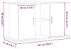 vidaXL Akváriový stojan Artisan Oak 101x41x58 cm materiál Náhľad obrázku produktu 7