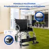 Mobiclinic® skladací tranzitný invalidný vozík, ultraľahký, Náhľad obrázku produktu 3