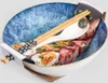 HOMLA SALADO Ramen-Set blau mit braunem Laufrad 21 cm Produktbild-Vorschau 8