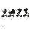 A series of images showing a stroller in different configurations. Náhled obrázku produktu