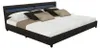 HOME DELUXE - LED Bett NUBE - Schwarz, 270 x 200 cm - inkl. Produktbild-Vorschau 1