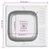Spüle mit Abtropffläche Set Silbern 600x600x155 mm Produktbild-Vorschau 11