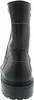 A back view of a black boot. Voir les images du produit
