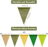 Wimpelkette Outdoor Wetterfest Salbeigrün, 24M Wimpelkette Produktbild-Vorschau 3