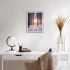 Gerahmtes Poster - Rahmen in heller Eiche - Wald Winter Produktbild-Vorschau 6