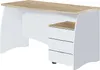 Schreibtisch Davell, Schreibtisch, PC-Halter Studiertisch Produktbild-Vorschau 1