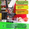 Langsamer Entsafter - für Zitrusfrüchte, Gemüse, Säfte MPM Produktbild-Vorschau 6