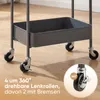 Sekey Servierwagen mit Rollen Beistellwagen mit 3 Produktbild-Vorschau 6