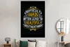 MuchoWow® Poster Zitat - Retro - Weiß - Gelb 120x180 cm - Produktbild-Vorschau 4