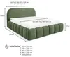 Polsterbett BELLURE mit Bettkasten, Bett 120x200, Produktbild-Vorschau 3