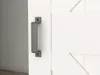 inova Holzschiebetür 900 x 2150 mm, Scheunentor Weiß, Produktbild-Vorschau 3