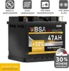 BSA Autobatterie 47AH 12V Batterie 400AEN ersetzt 44Ah 45Ah Produktbild-Vorschau 3