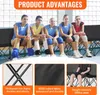 Klapp-Sportstuhl Campingstuhl 8-Sitzer Tragbarer Klappstuhl Produktbild-Vorschau 4